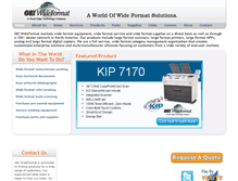 Tablet Screenshot of geiwideformat.com